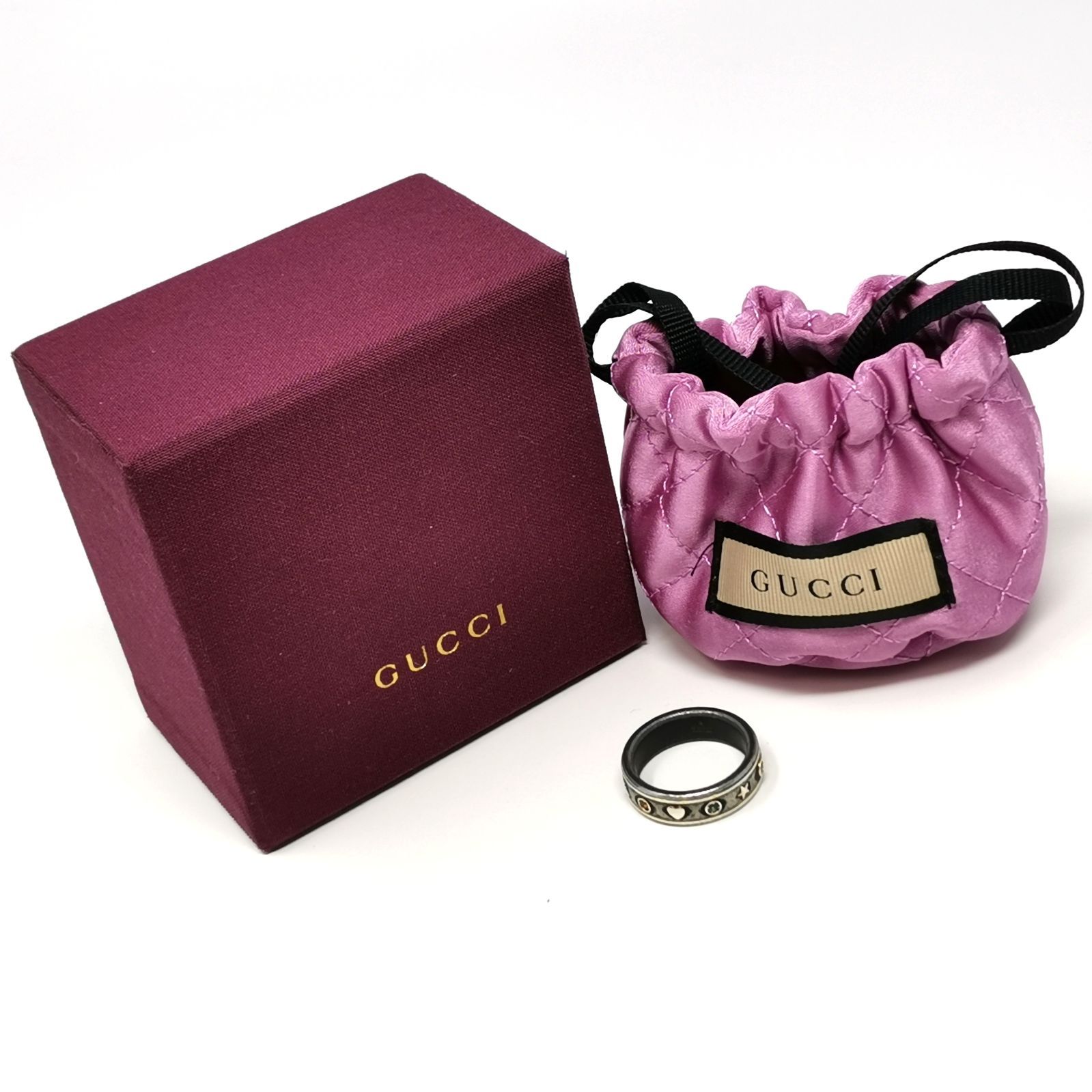 GUCCI グッチ リング 柄 箱 保存袋あり サイズ23号 中古品 管理番号 