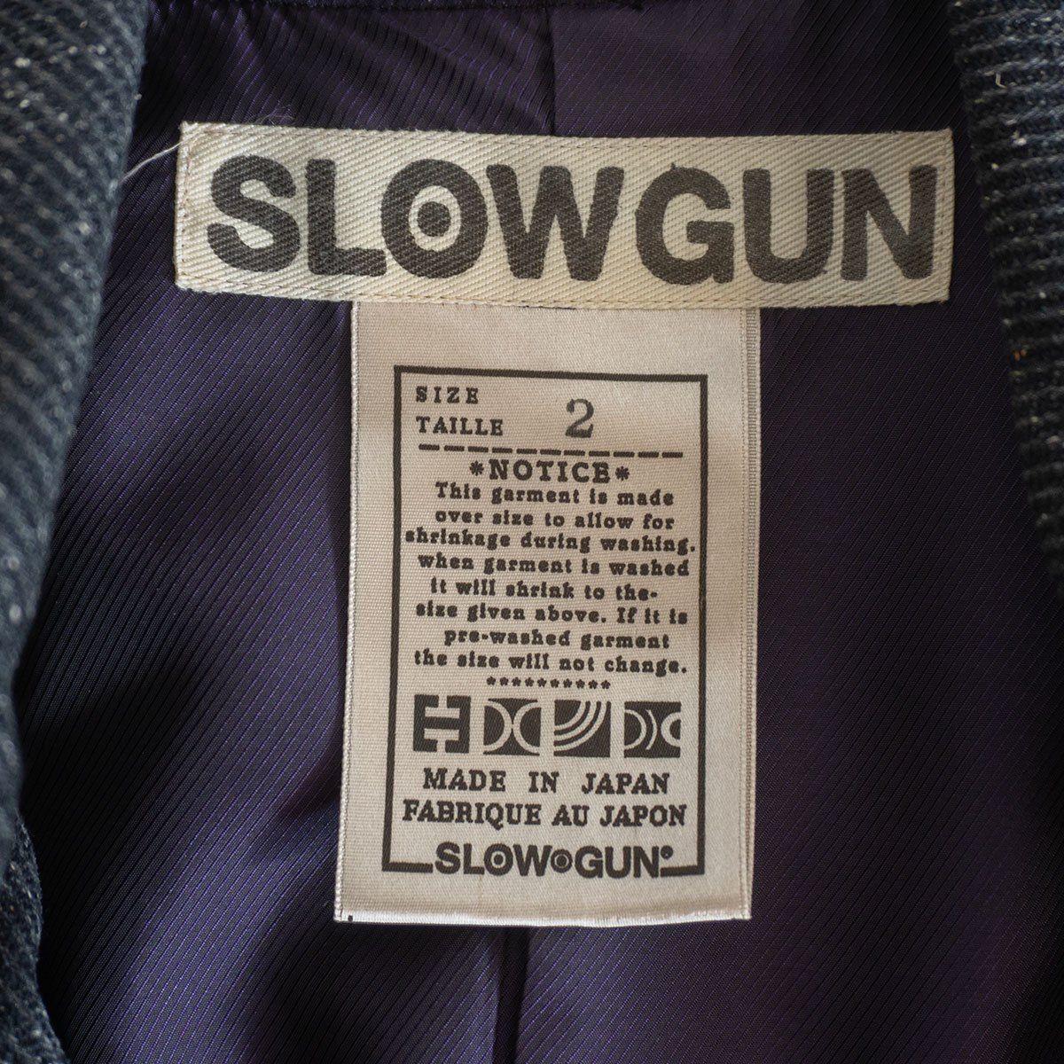 美品】SLOWGUN【シルク トレンチコート】2 スロウガン 25111190 - メルカリ