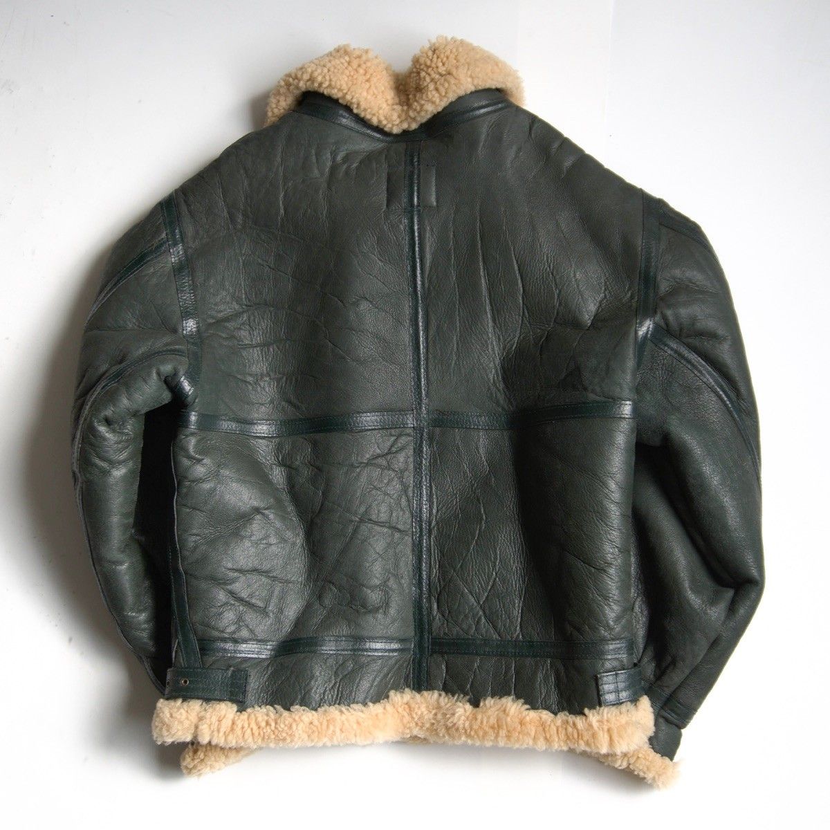 美品/希少カラー】OCTOPUS ARMY【B-3 ムートンボンバージャケット】40