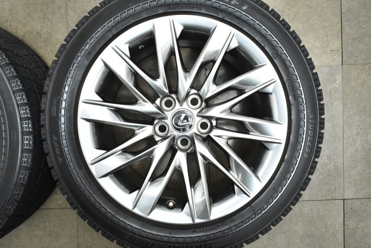 美品】レクサス LS500h バージョンL 純正 19in 8J +25 PCD120