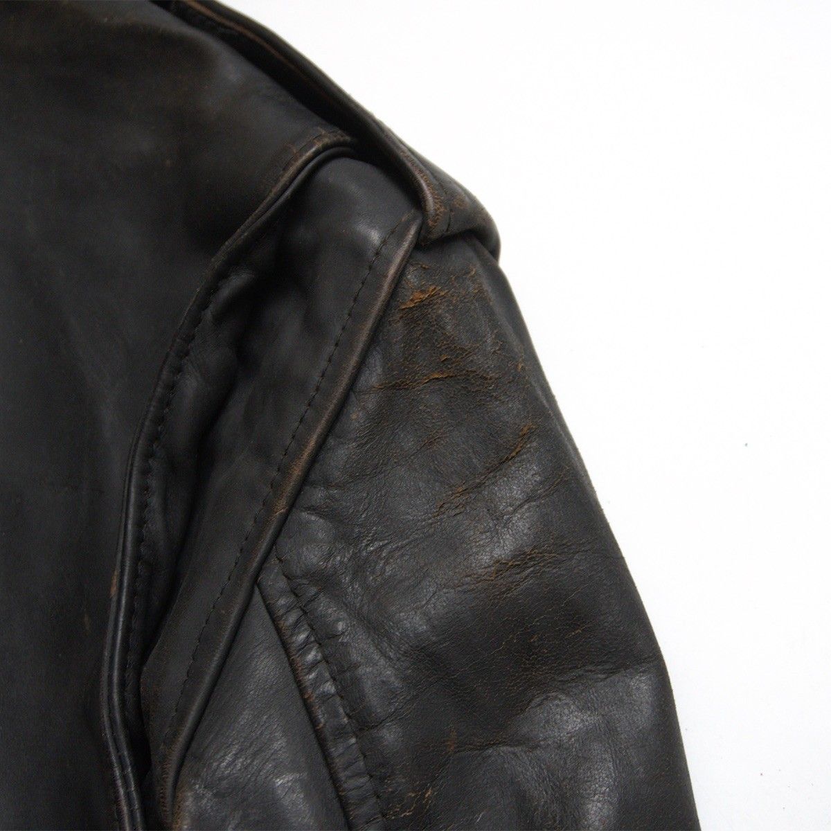 雰囲気抜群】AERO LEATHER【ホースハイド レザー ダブルライダース 