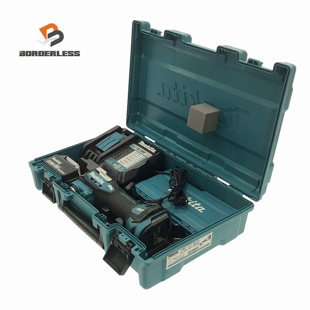 比較的 makita マキタ 18 V 充電式マルチツール TM 52 DRG バッテリ 6 0 Ah 充電器 ケース付 コードレス カットソー119085
