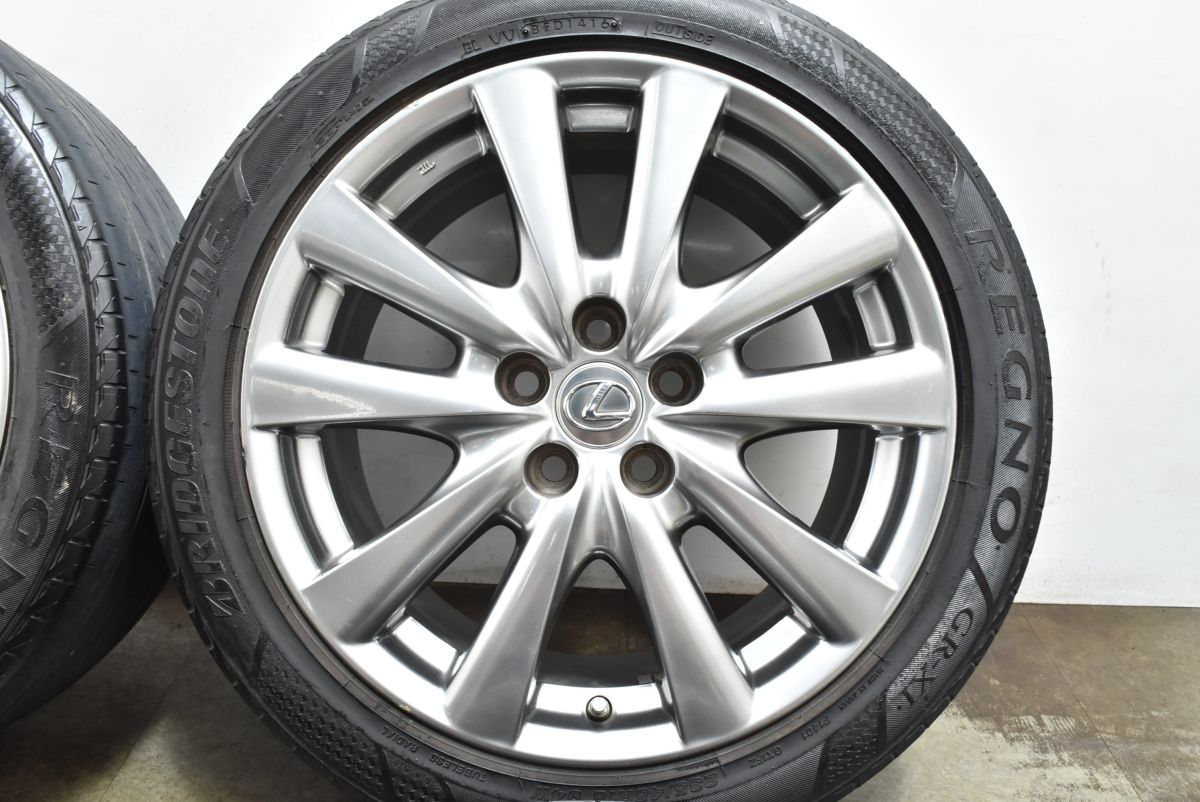 特価品】レクサス GS 純正 18in 8J +45 PCD114.3 レグノGR-XI 235