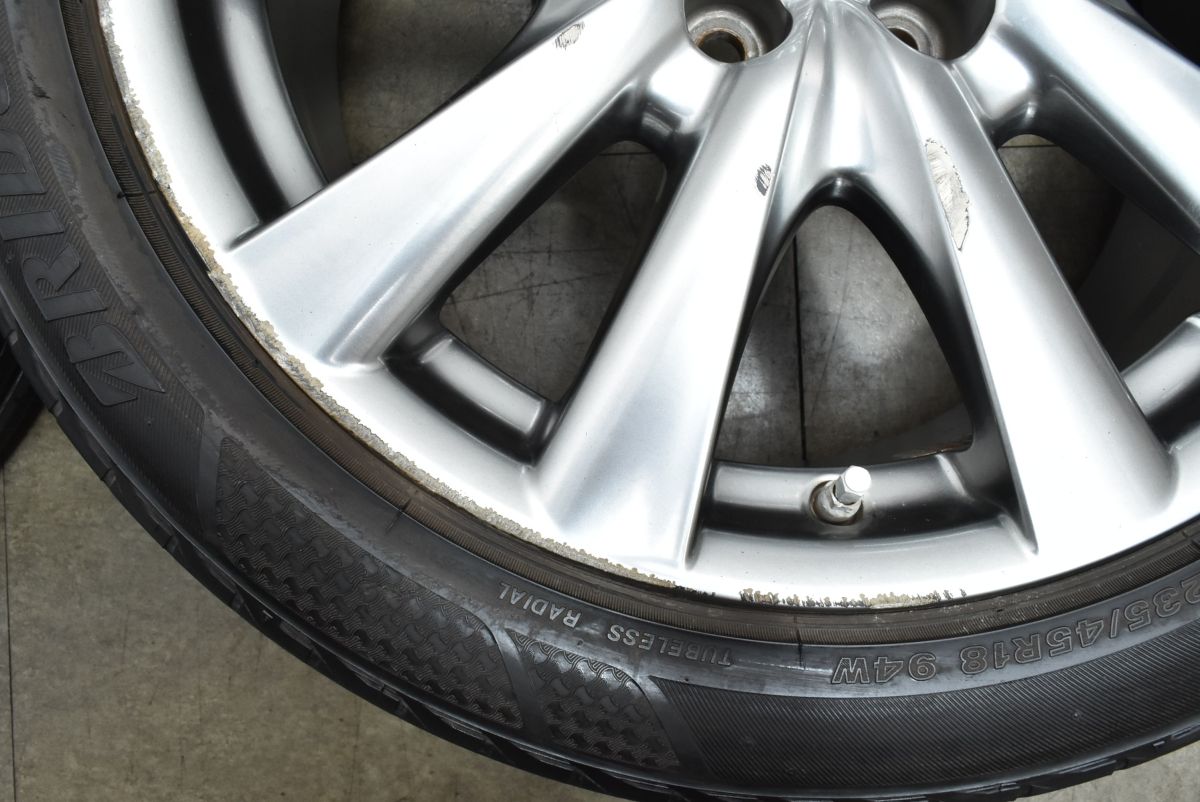 特価品】レクサス GS 純正 18in 8J +45 PCD114.3 レグノGR-XI 235