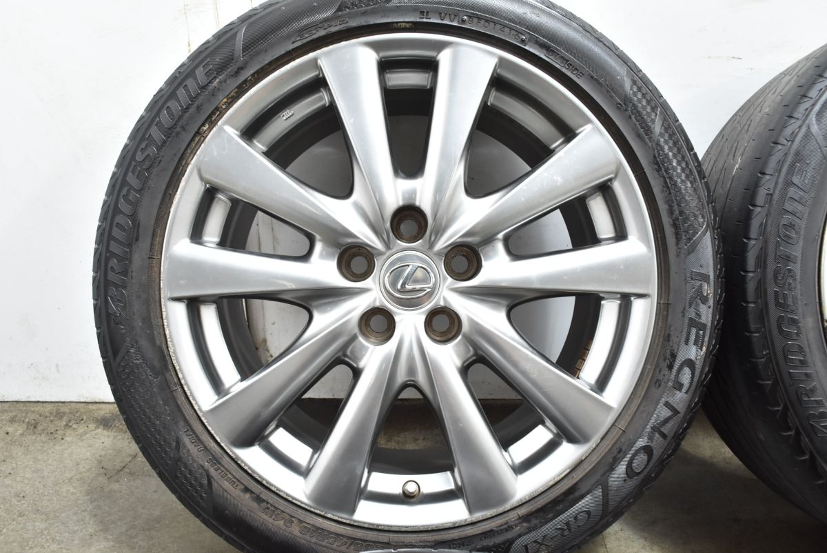 特価品】レクサス GS 純正 18in 8J +45 PCD114.3 レグノGR-XI 235