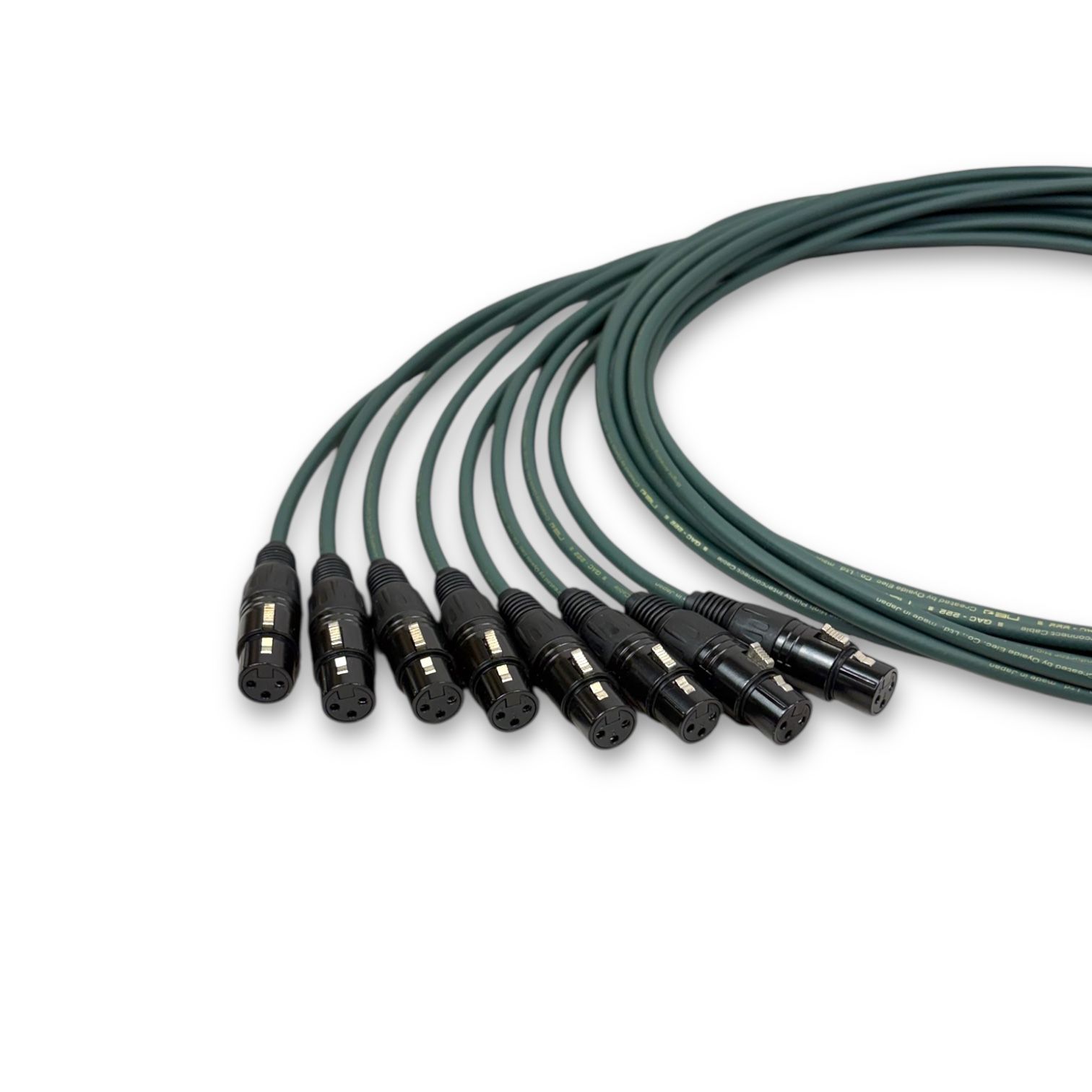 OYAIDE QAC-222 XLR マイクケーブル 2m 8本セット - メルカリ