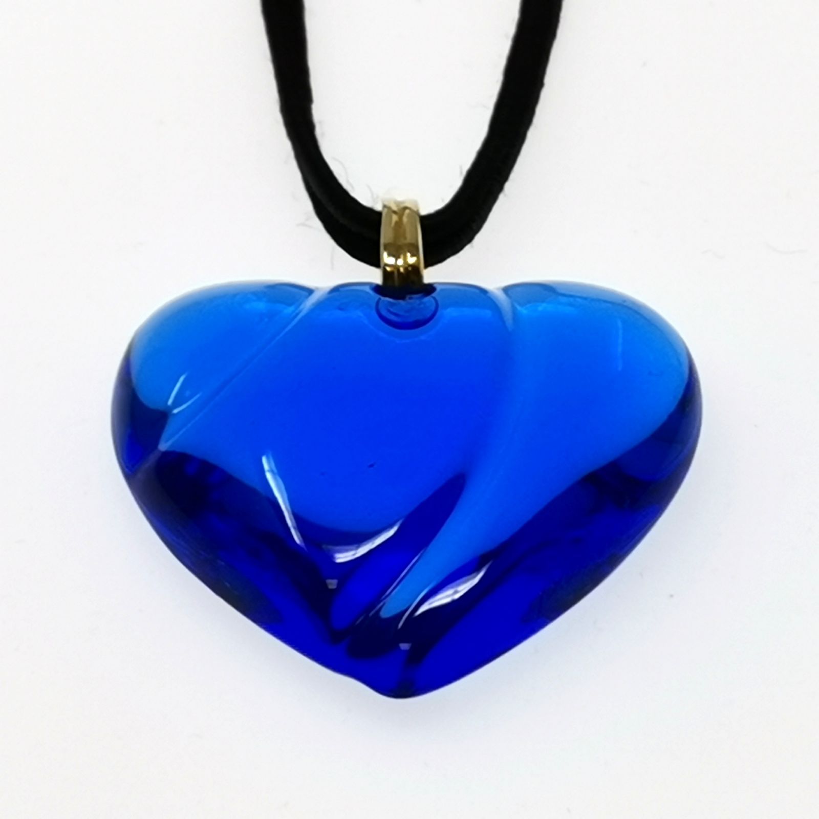 新品、未使用　Baccarat バカラ ハート型 ペンダント　ブルー Baccarat ハート ペンダント ブルー silver 925 ネックレス 楽天市場