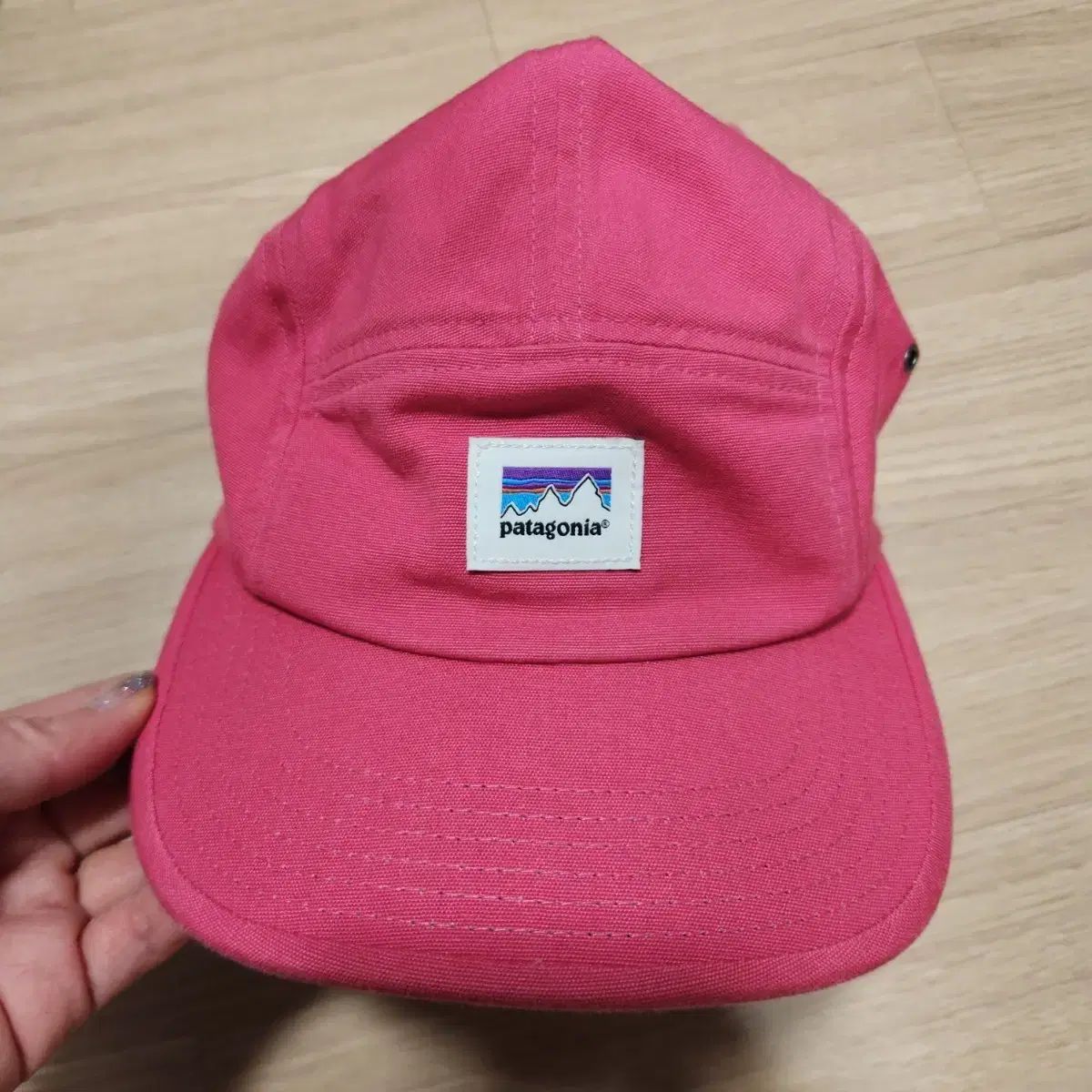 パタゴニア ピンク ベースボールキャップ マックルーア キャンプキャップ 帽子