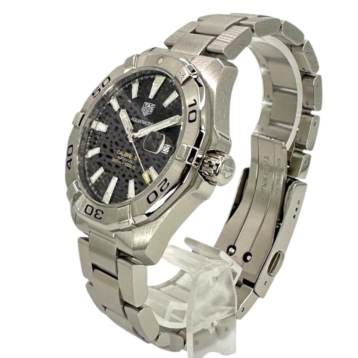  TAG Heuer タグホイヤー アクアレーサー WAY2010 BA0927 キャリバー5 黒文字盤 300m防水 SS ステンレススチール 自動巻き オートマ メンズ 腕時計 時計 SA 9304 フーディー 自動巻き時計 腕時計(アナログ)