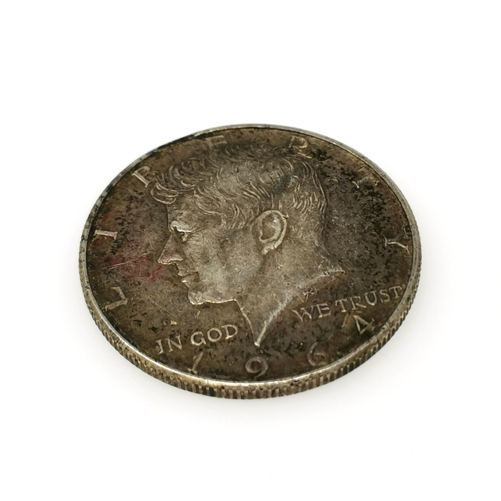 アメリカ旧硬貨 外国コイン アメリカ ケネディ ハーフダラー銀貨 1964年 中古品 管理