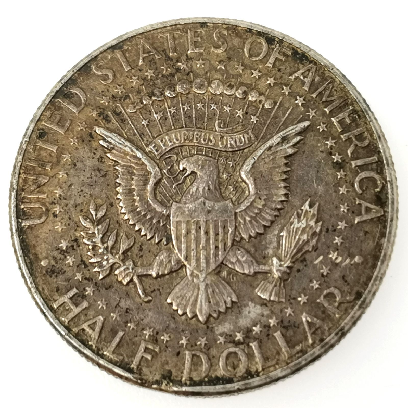 アメリカ旧硬貨 アメリカ 50S銀貨 ケネディ大統領 ハーフダラー 1966年銘 準未品