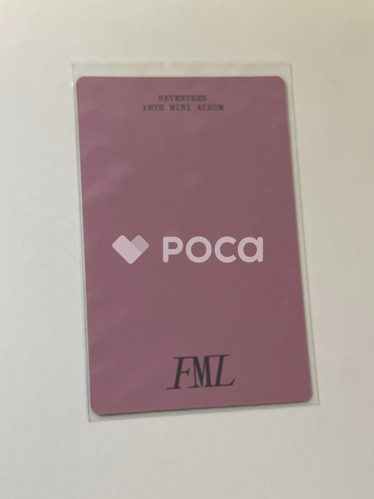 Seventeen ジョシュア FML Faded Mono Life Ver. - メルカリ