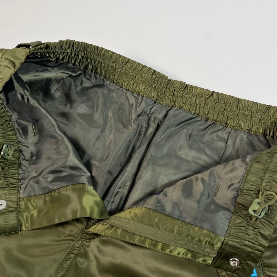 美品 PEARLY GATES 中綿 ナイロン パンツ ワッペン 刺繍ロゴ - メルカリ