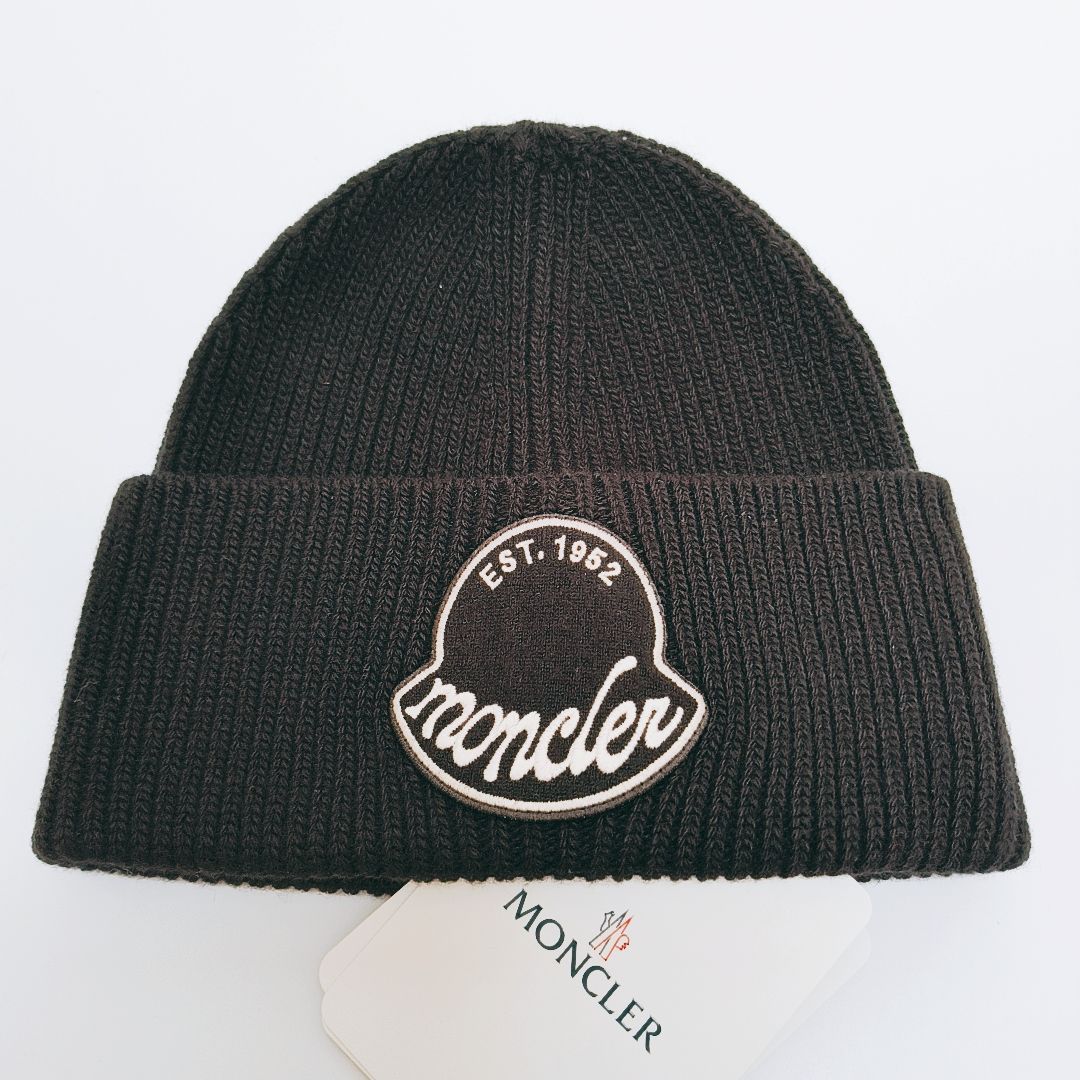 新品未使用】MONCLER ニットキャップ ビーニー 帽子 モンクレール