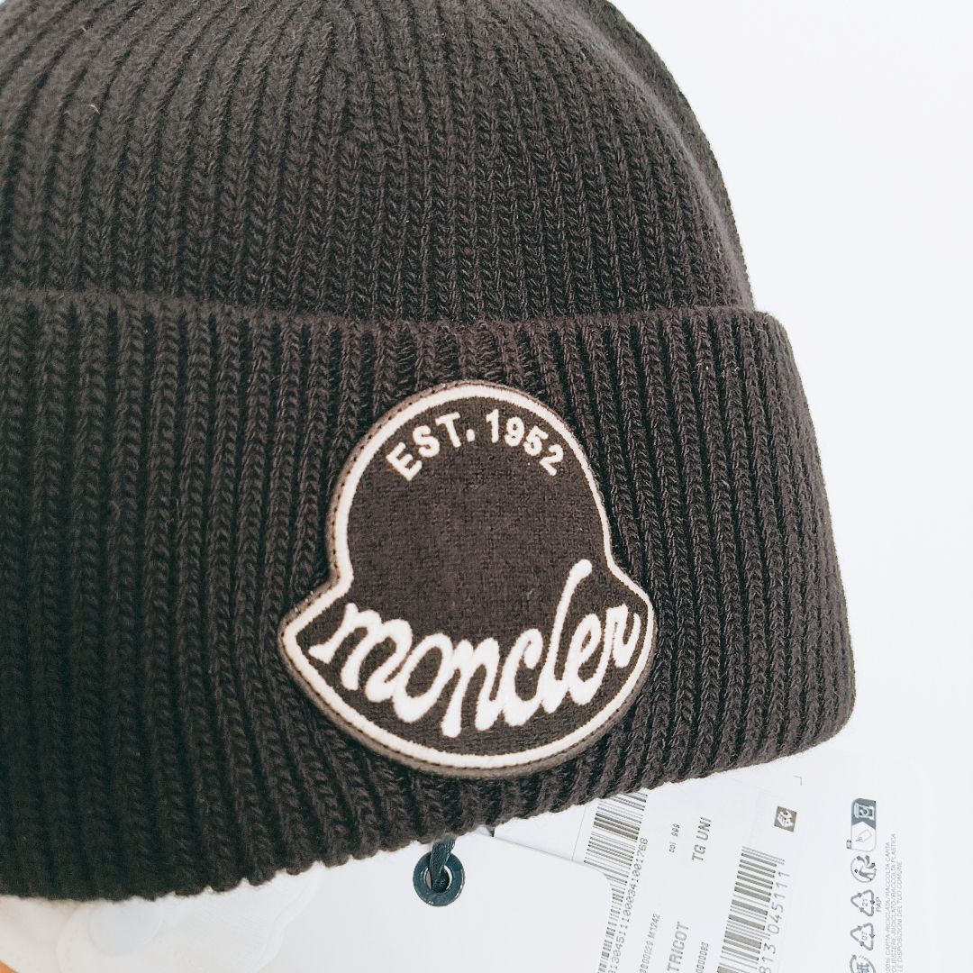 新品未使用】MONCLER ニットキャップ ビーニー 帽子 モンクレール