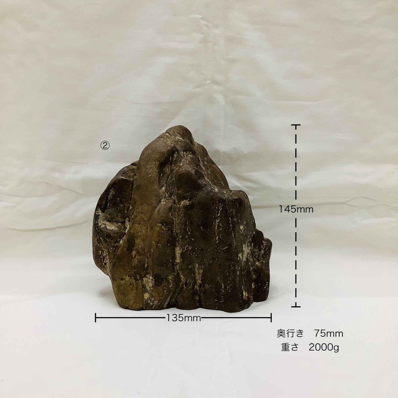 盆石 水石 瀬田川虎石② - メルカリ