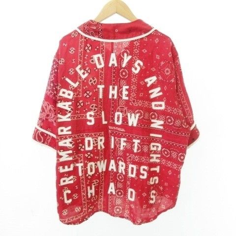 レディメイド READYMADE 21AW BANDANA BASEBALL SHIRT バンダナ ベース