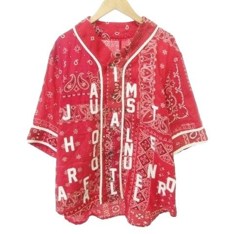 レディメイド READYMADE 21AW BANDANA BASEBALL SHIRT バンダナ ベース