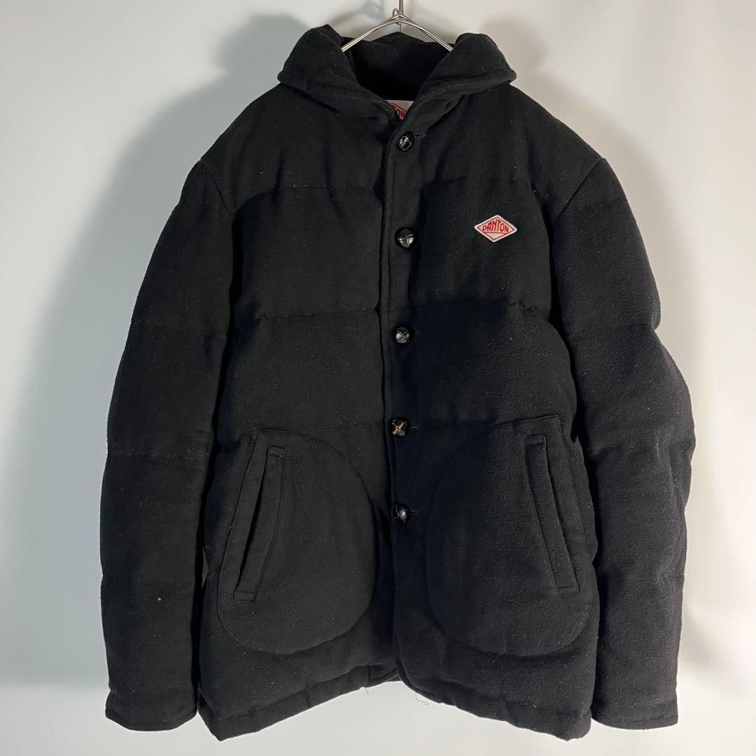 DANTON BEAMS ウールモッサダウンジャケット 42 ブラック - メルカリ