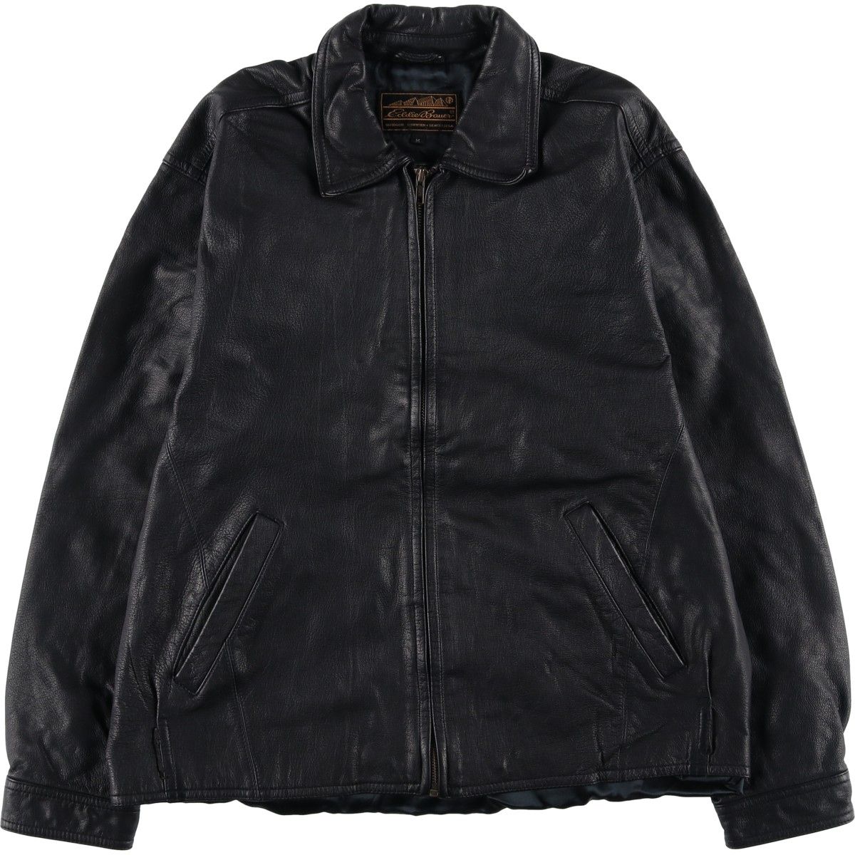 古着 80~90年代 エディーバウアー Eddie Bauer 黒タグ ボーダー柄 