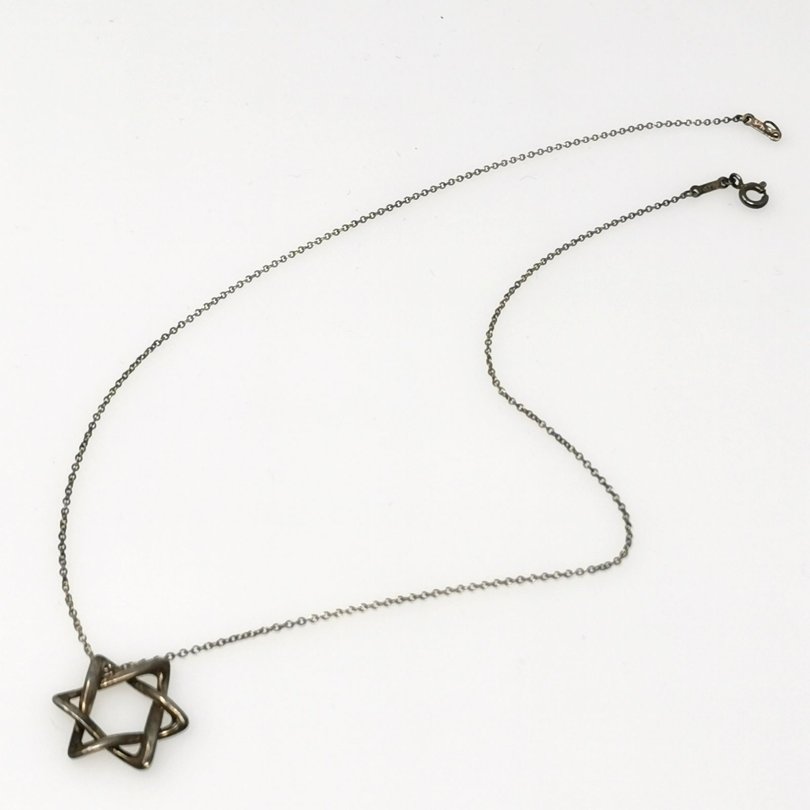 Tiffany ティファニー ネックレス 星型 スターオブダビデ ペンダント