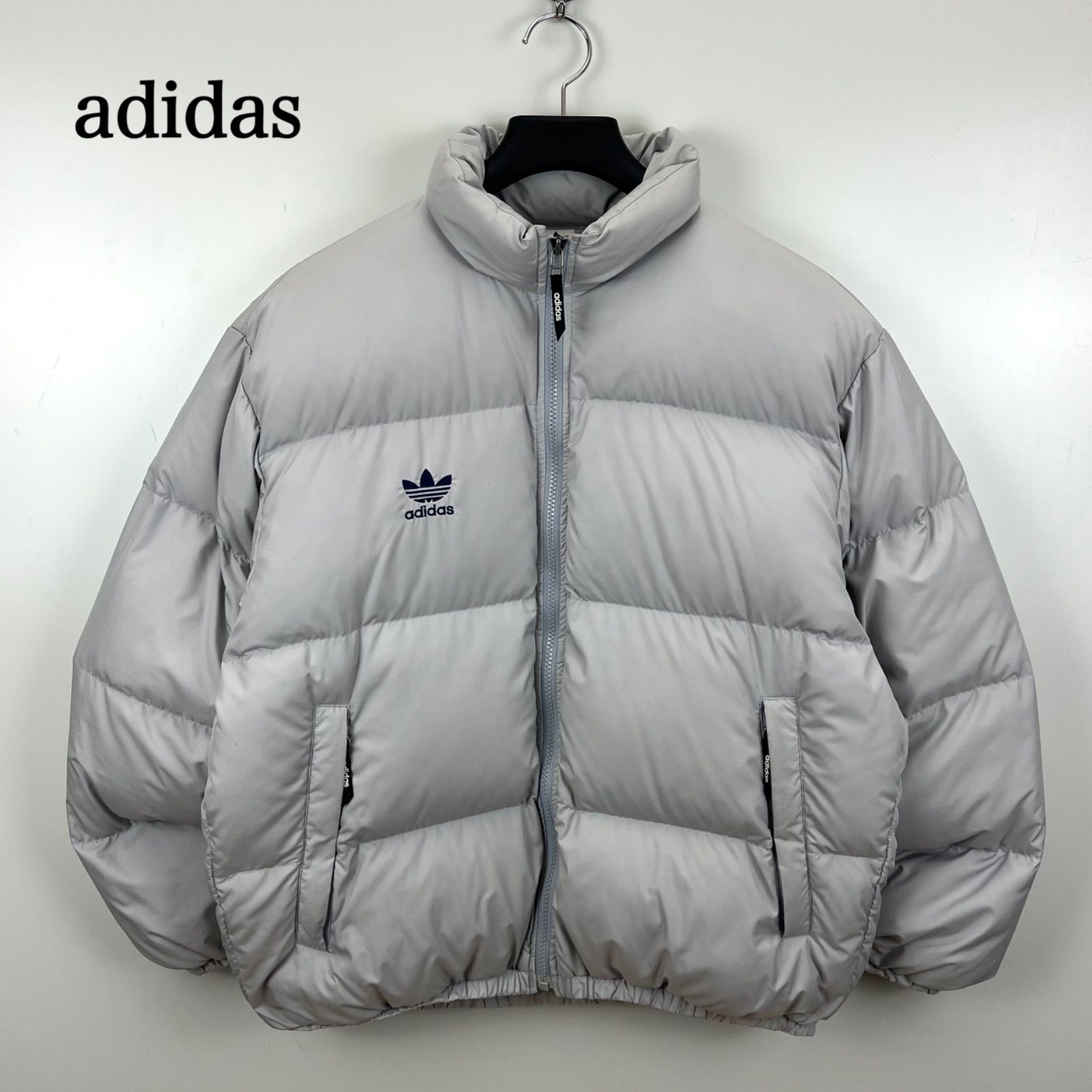 adidas 90s DESCENTE trefoil logo down jacket M-L アディダス