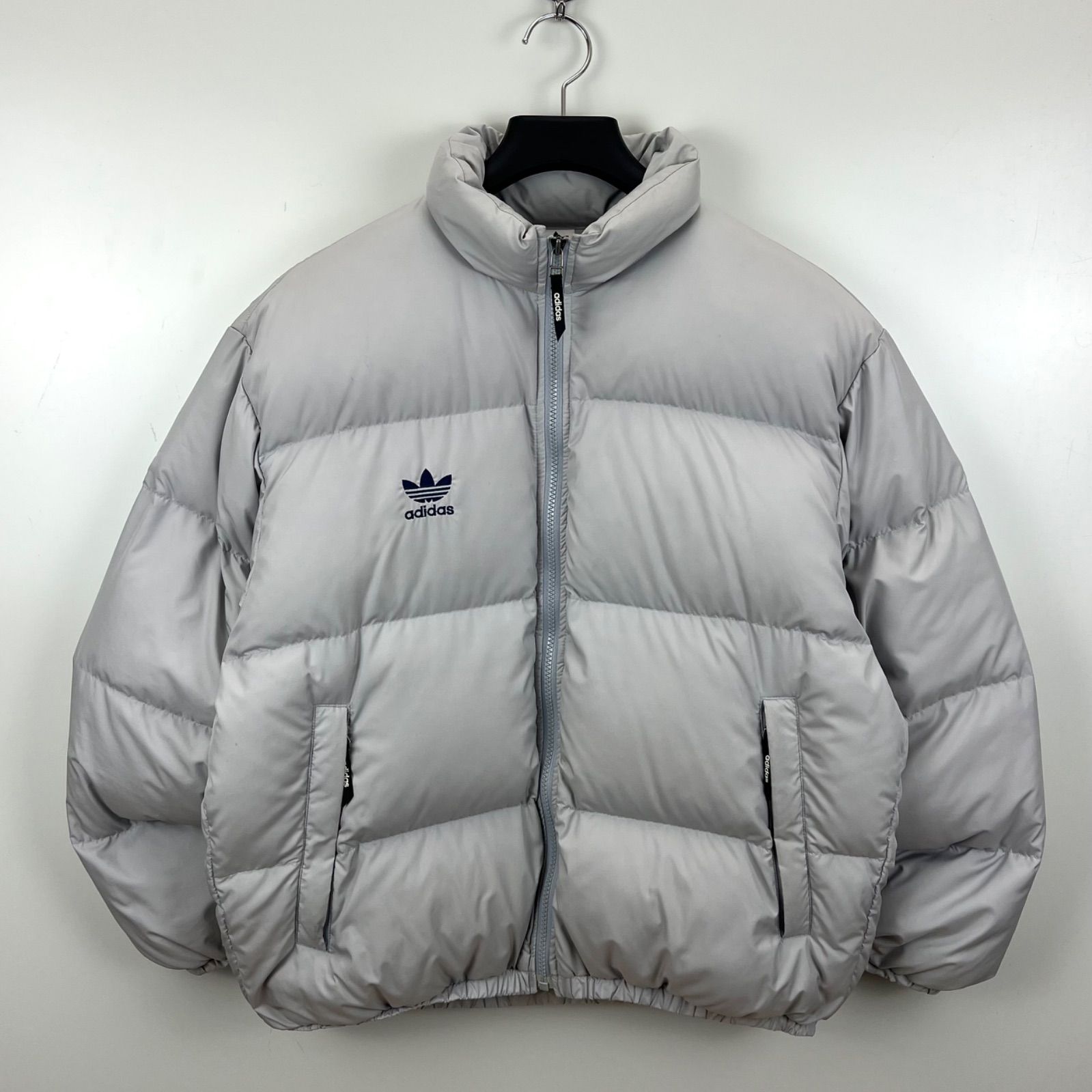 adidas 90s DESCENTE trefoil logo down jacket M-L アディダス