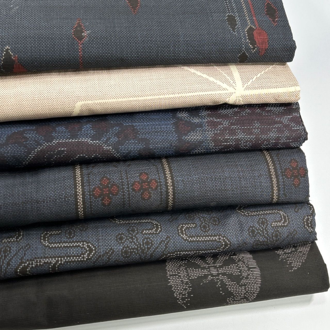 大島紬 6枚 正絹 着物まとめ売り 同梱購入歓迎 リメイク用 着付け練習