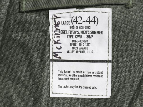 お得なクーポン配布中!】 デッドストック 米軍実物 CWU-36P サマー