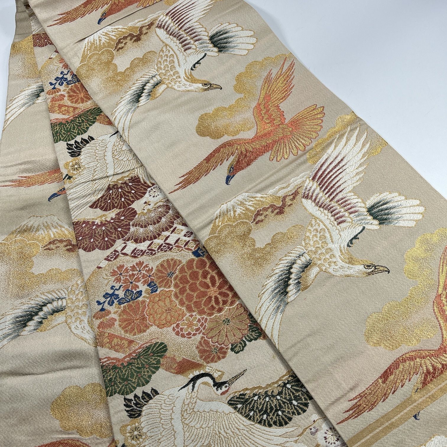 丸帯 5本 正絹 帯まとめ売り 同梱購入歓迎 リメイク用 着付け練習用