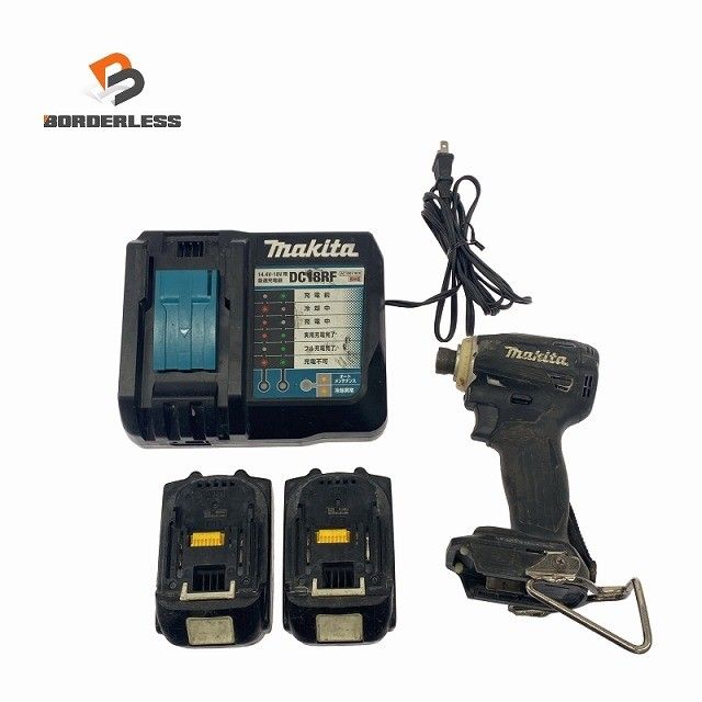 品 makita マキタ 18 V 充電式インパクトドライバー TD 172 D 黒 ブラック バッテリ 3 0 Ah 充電器付 コードレス119260
