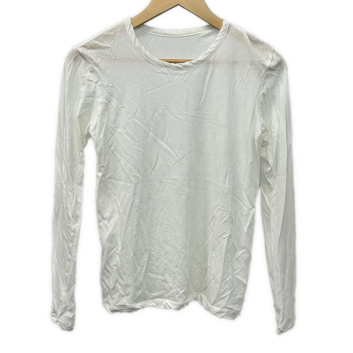 Y s ワイズ 長袖カットソー サイズ2 M レディース 白 クルーネック