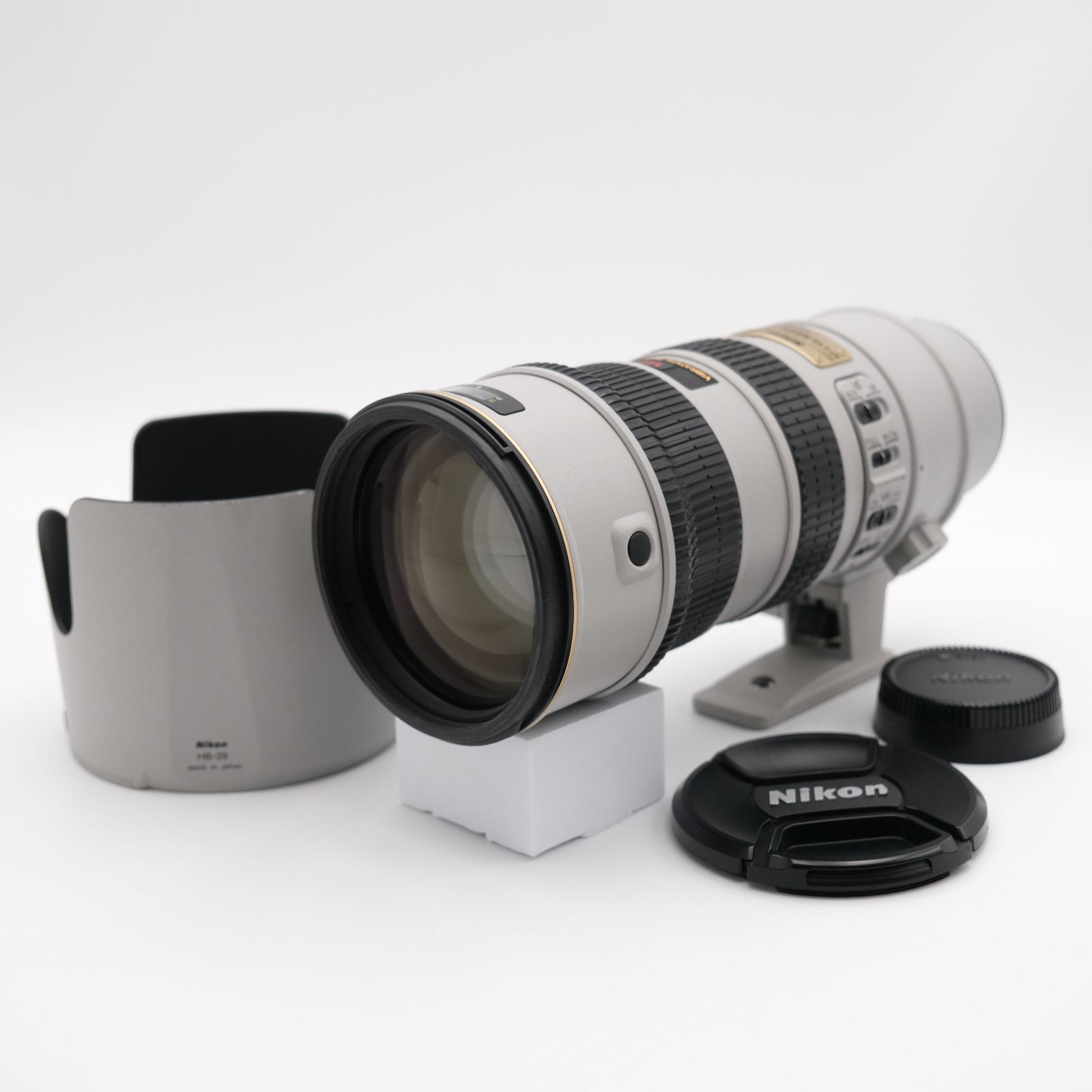 外観 の 品 Nikon AF-S VR Zoom Nikkor ED 70-200 mm F 2.8 G IF ライトグレー