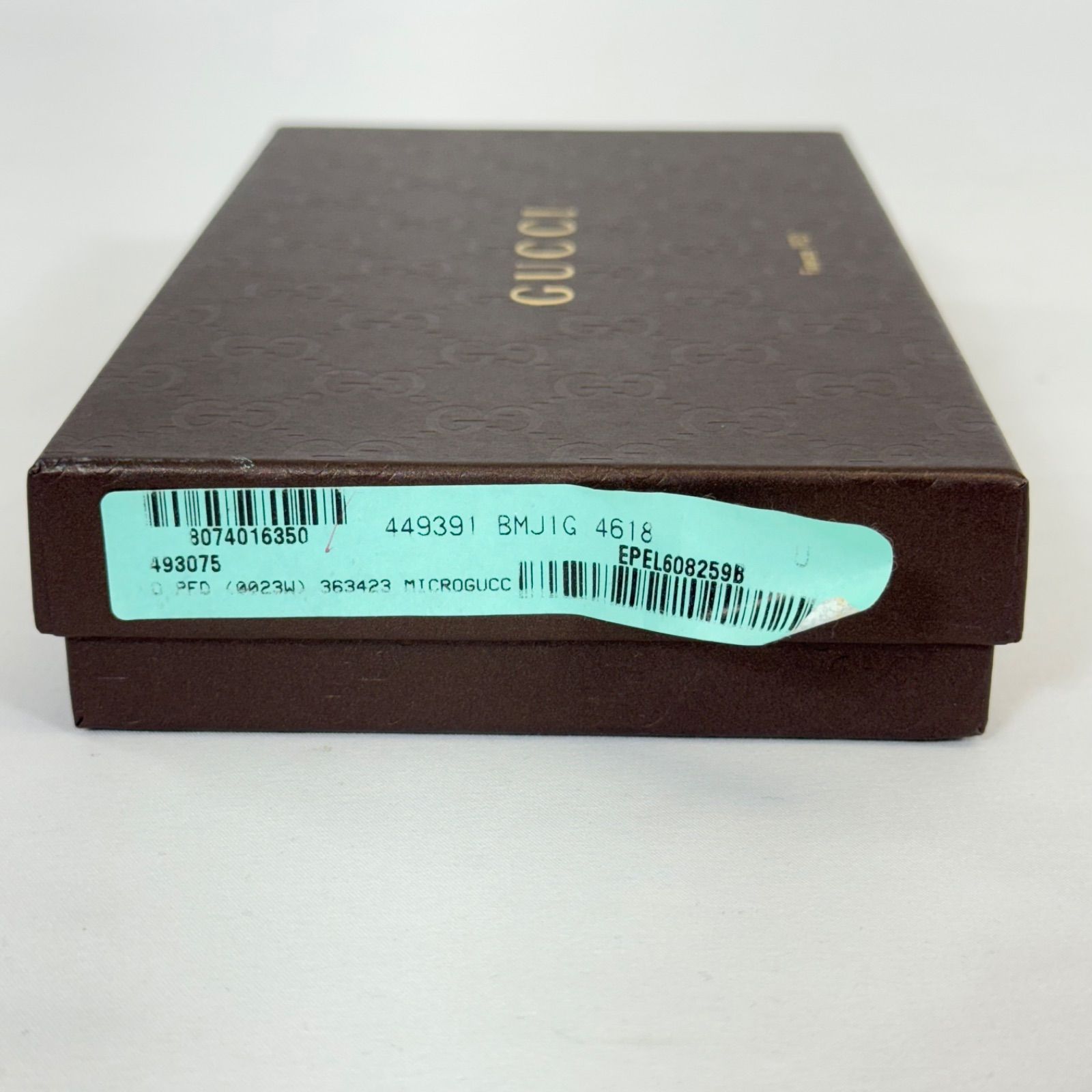 希少・美品】GUCCI グッチ GGロゴ マイクロ シマ ラウンドジップ