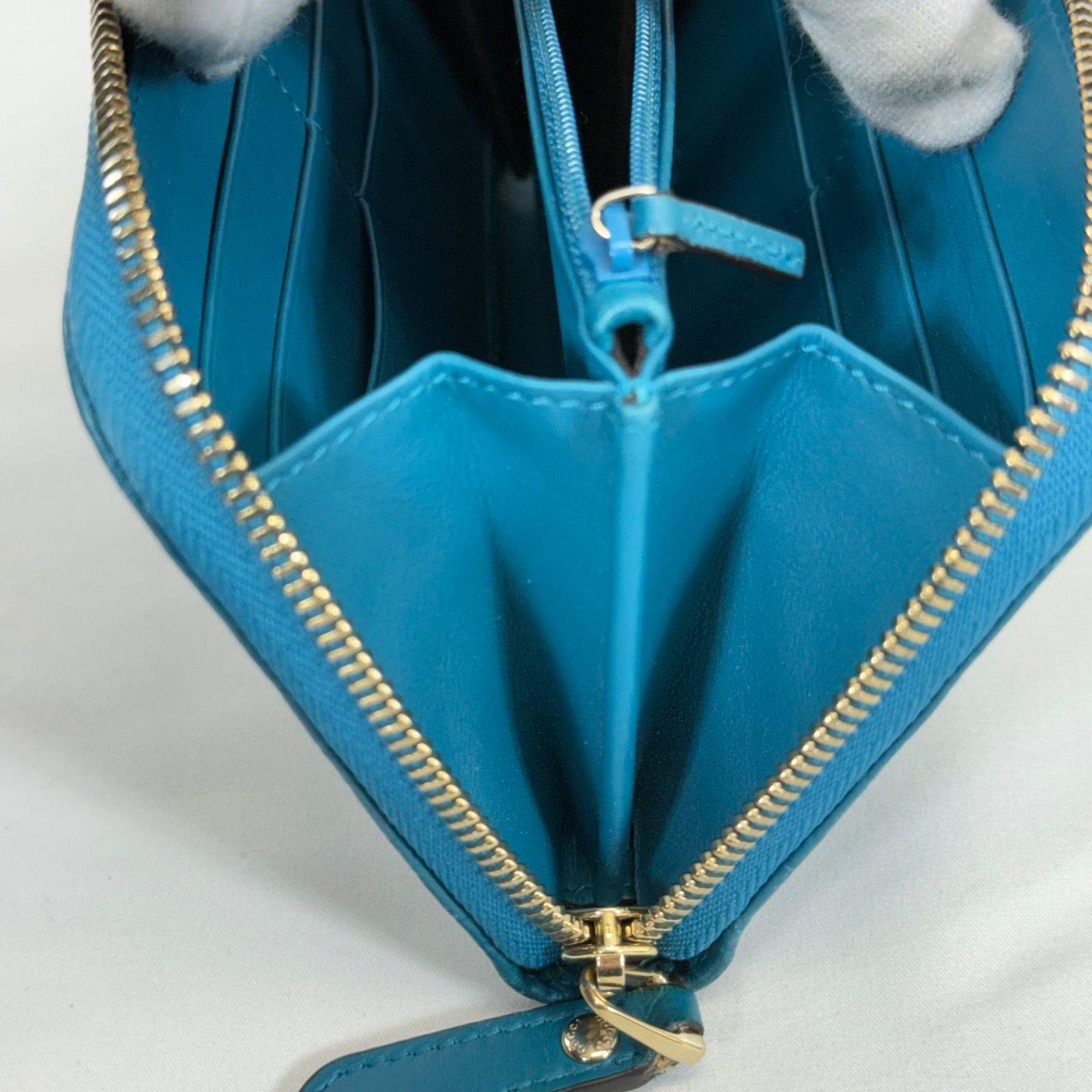 希少・美品】GUCCI グッチ GGロゴ マイクロ シマ ラウンドジップ