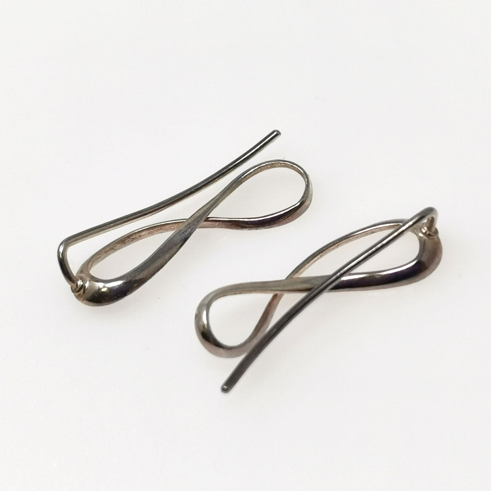 ジョージジェンセン イヤーカフス 2点セット GJ 925 s 刻印あり リボン 品 管理番号