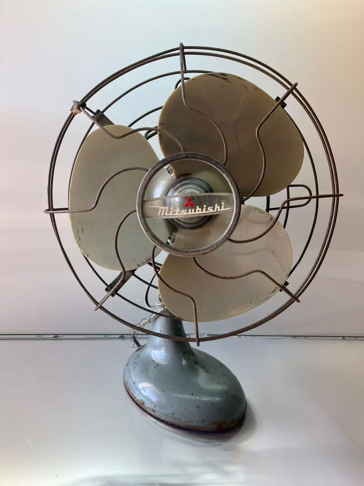 品 昭和レトロ 古い扇風機 mitsubishi 三菱