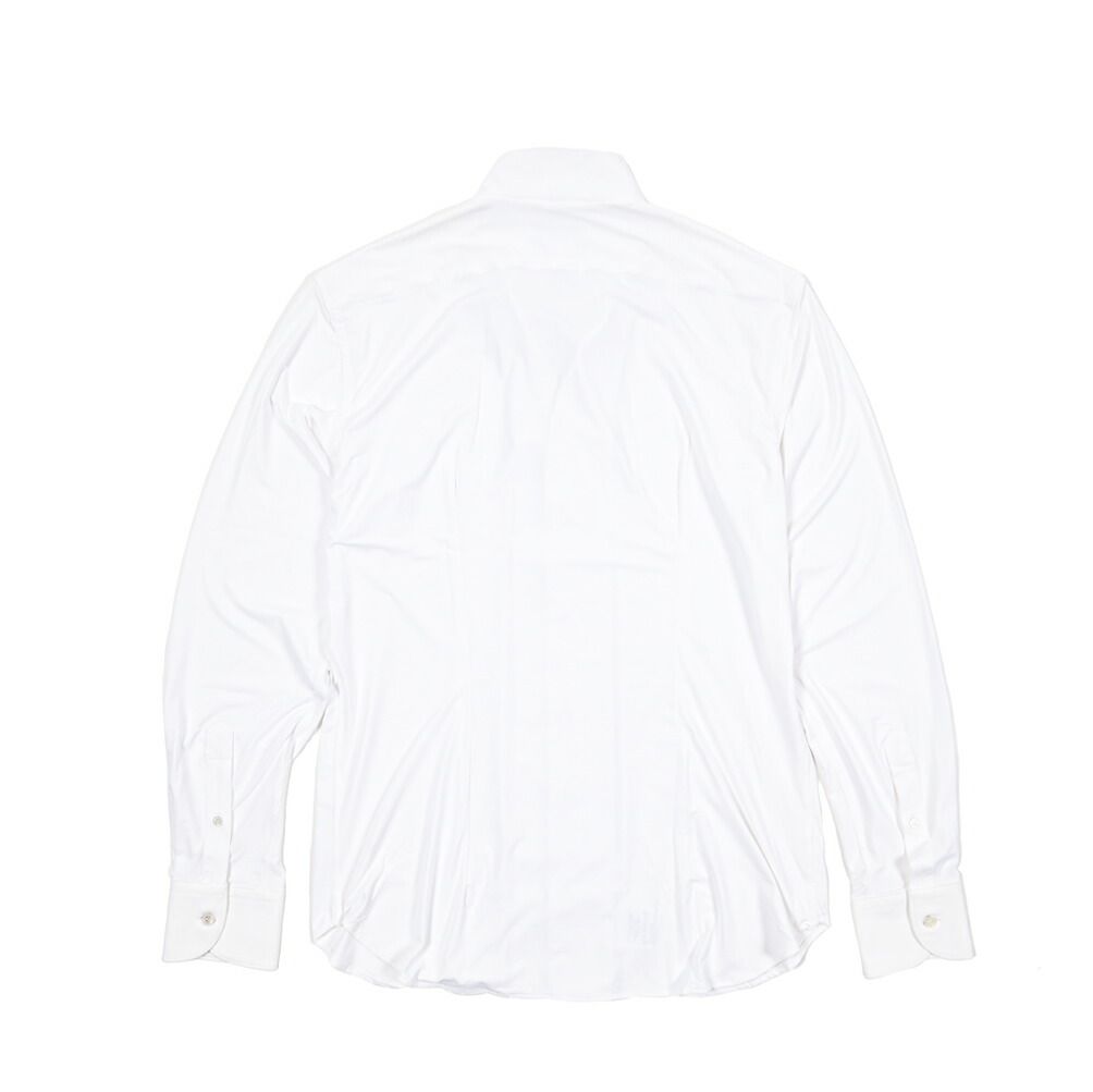 ORIAN オリアン Functional Garment スキッパーシャツ 長袖 メンズ ストレッチナイロン ホワイト 25-26 AW 426851