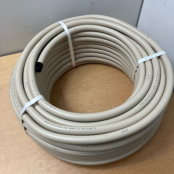 ガスフレキ菅 60 M SUS PVC 20 A 塩化ビニール被覆フレキシブル管 配管用フレキ管 117551