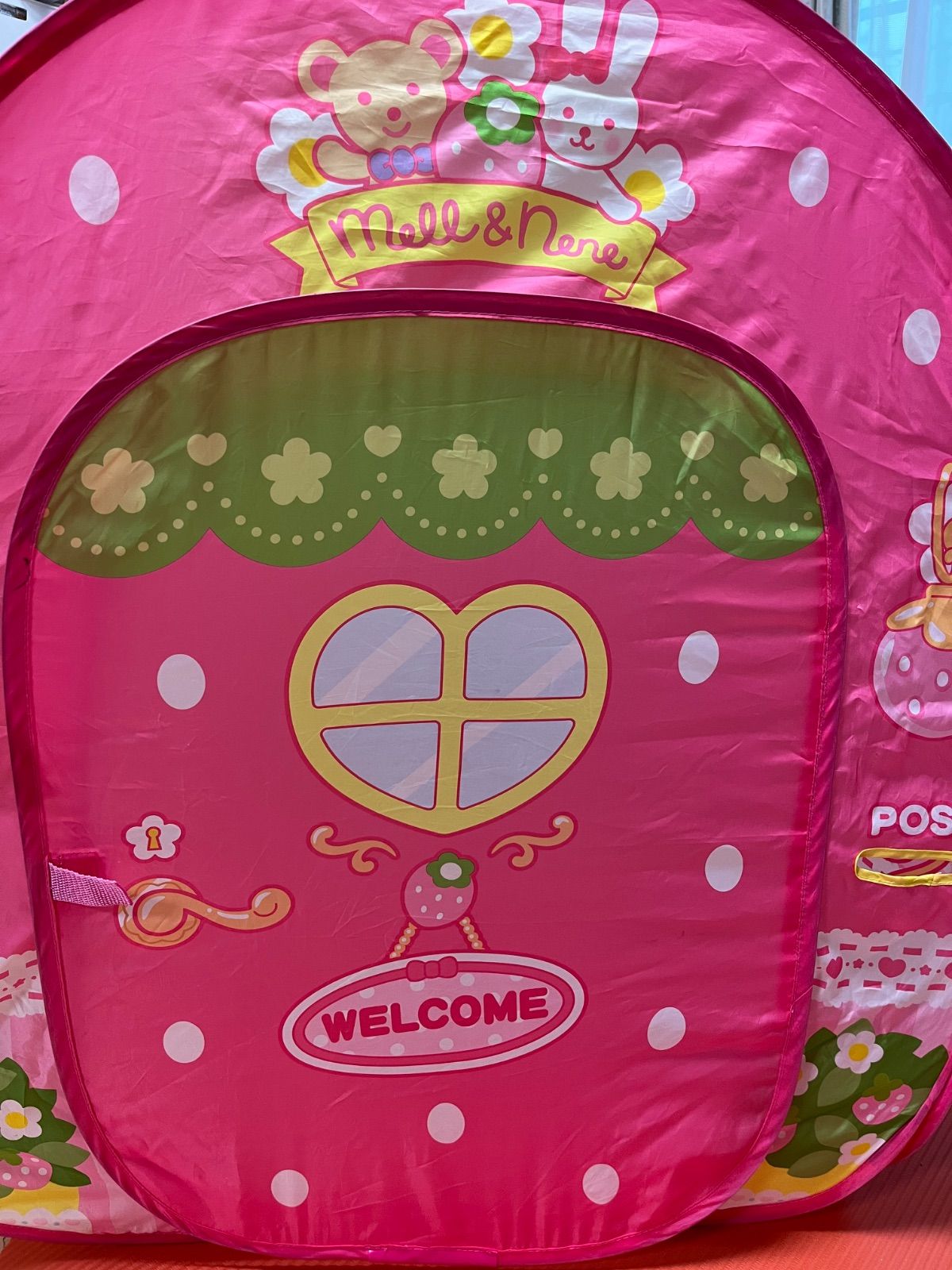 メルちゃん 子供が入れる いちごのおおきなおうち