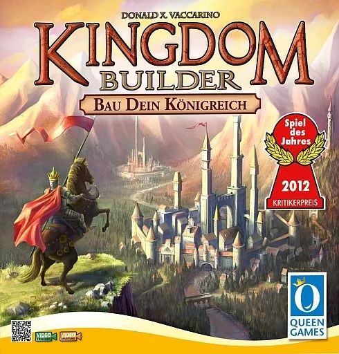 【】ボードゲーム 王国の建設者 第2版 ドイツ語版 (Kingdom Builder) [日本語訳付き]