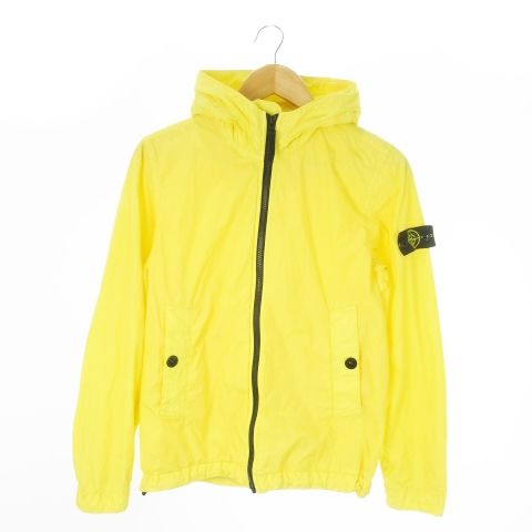 STONE  (ストーンアイランド)ナイロンパーカー イエロー L ストーンアイランド STONE ISLAND JUNIOR ナイロンジャケット パーカー