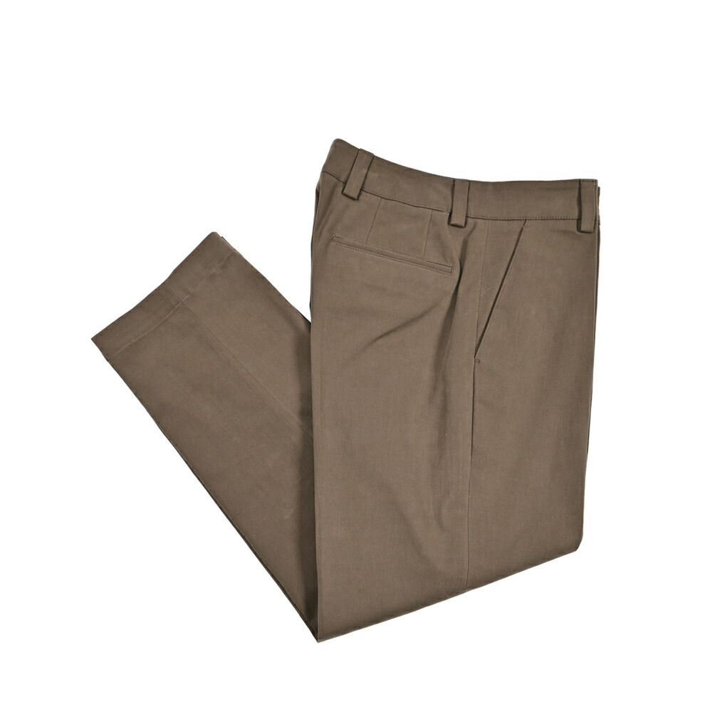 PT TORINO ピーティートリノ GIO カシミヤ混 スラックス ノータック ストレッチパンツ 秋冬 レディース コットン カシミヤ ブラウン 430888