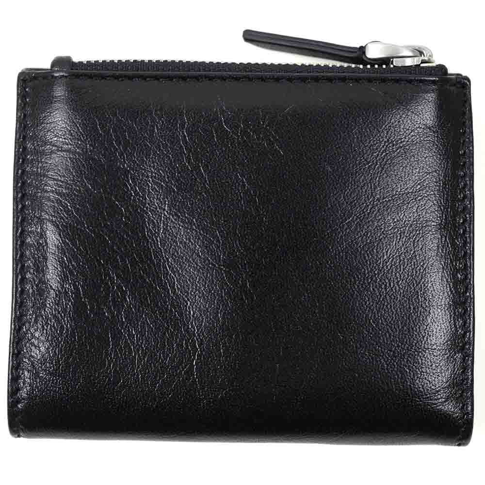 アミ アレクサンドル マテュッシ 二つ折り財布 ミニ財布 レディース メンズ ブラック NOIR ami alexandre mattiussi USL 201 AL 0052 001