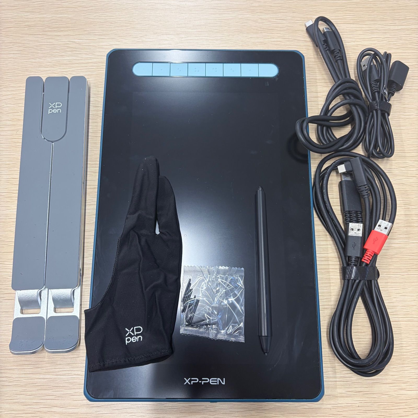 XPPen 液タブ Artist 12セカンド 豪華版 X 3チップ搭載 ブルー