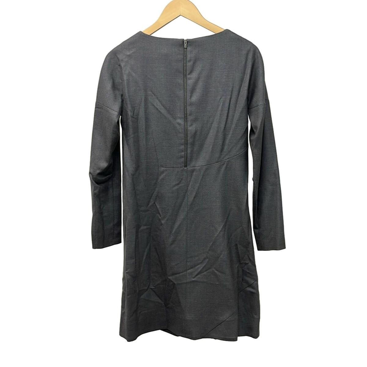 Chloe(クロエ) ワンピース サイズT36 レディース美品 - ダークグレー 長袖/ひざ丈