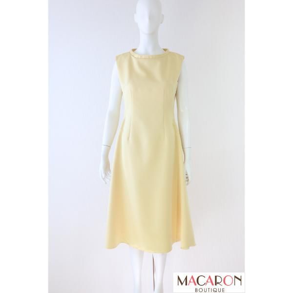 Rene フィット＆フレアワンピース 5216230 2022年商品 黄色/ソフト