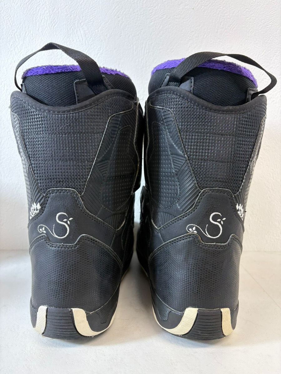 12117-064☆salomon/サロモン/スノーボード/ブーツ/24cm /黒/紫