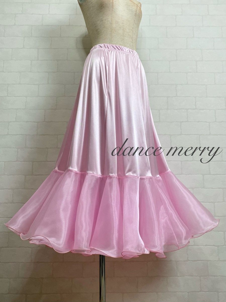 ボリューム 新品 社交ダンス パニエ 薄 ピンク ペチコート インナー