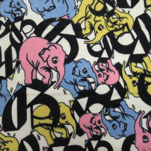 美品 ジョンガリアーノ JOHN GALLIANO エレファント 象柄 ウールニット